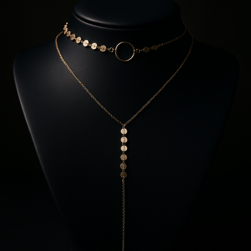 Cleopatra Necklace - Close-up Dramático
